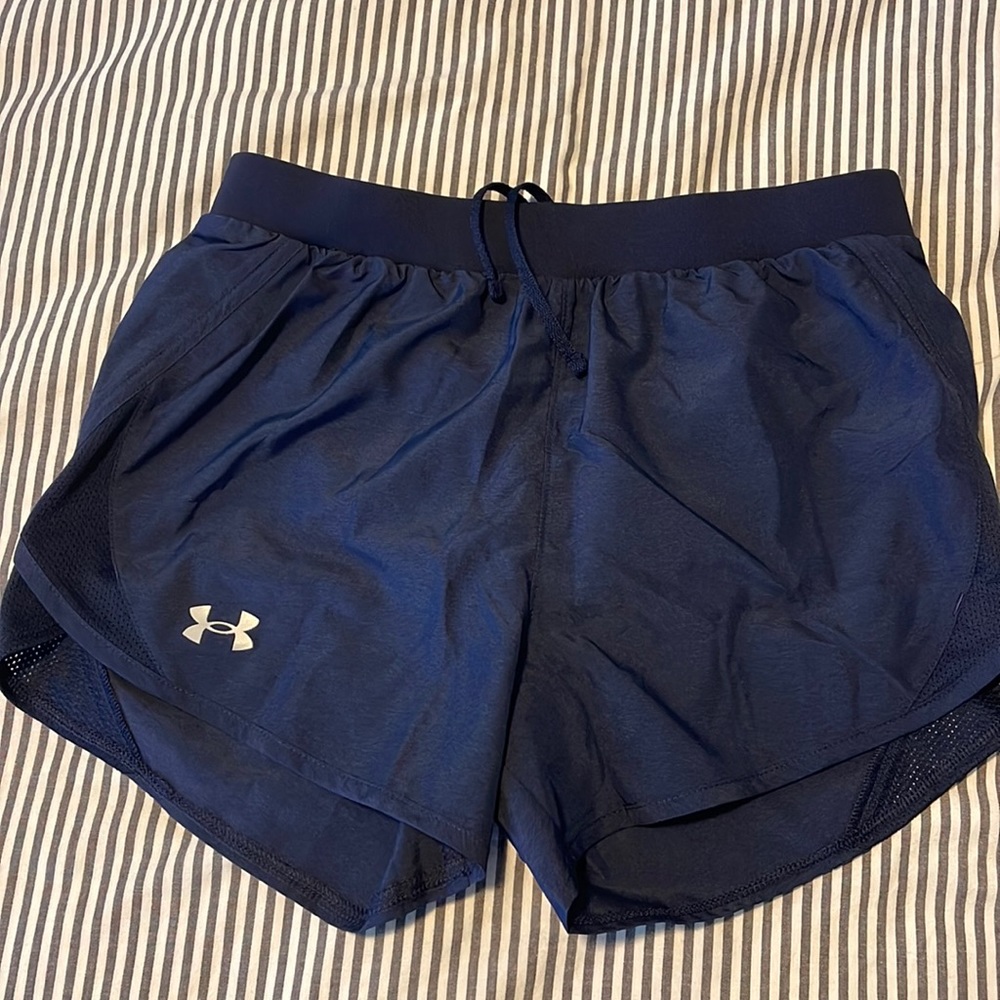 Under armor womens track shorts